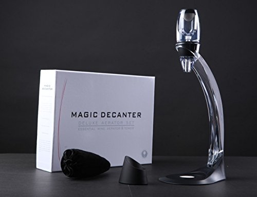 Yeme Relax Red Wine Aerator Decanter Bouquet Taste Enhancer Full Set - Wine Aerator with Support / Rouge aérateur de vin Decanter Bouquet goût Enhancer Ensemble complet - aérateur de vin avec support code EAN 0616204180211 
