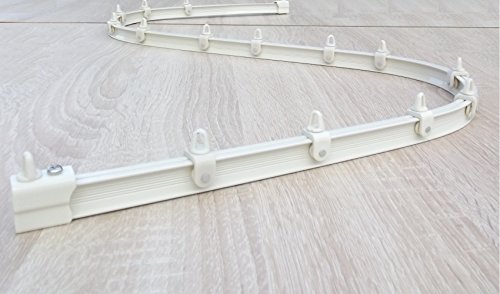 Mini - Rail de Rideaux Cintrable à la Main - Fi...