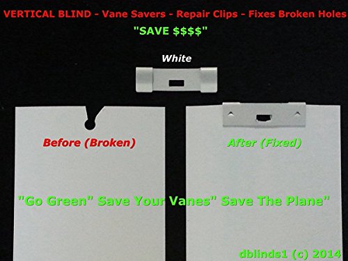 Plume de store vertical Lot de 15 ~ blanc incur...