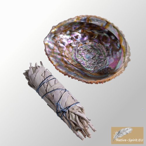 Ensemble: Baton Purificateur Sauge Blanche Moye...