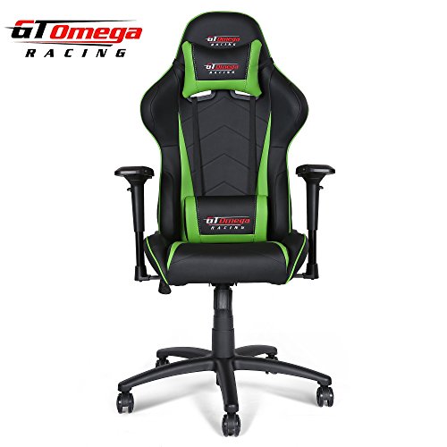 GT OMEGA PRO RACING CHAISE DE BUREAU EN CUIR NO...