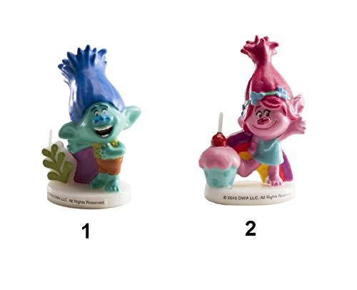 Bougie Trolls Troll - Déco Gâteau Anniversaire ...