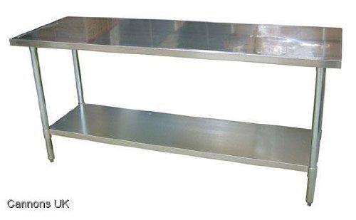 Cannons UK Table/plan de travail en inox pour cuisine 61 x 122 cm code EAN 0617401881345 