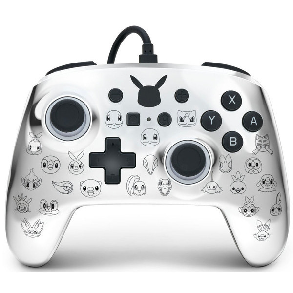  Manette filaire "Pokémon Anniversaire" ou "Metroïd Dread" ou "Animal Crossing - Tom Nook" pour Nintendo Switch code EAN 0617885027697 