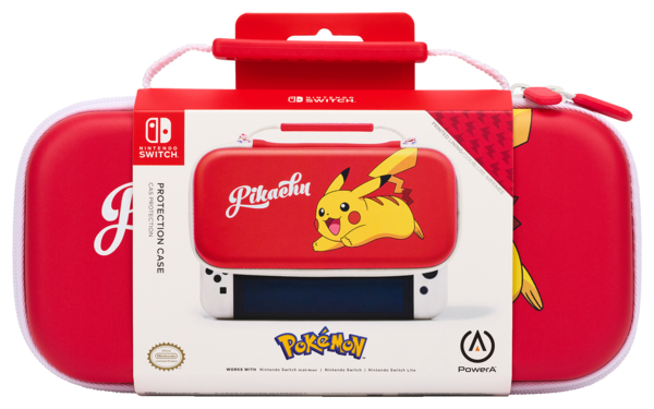 HOUSSE SWITCH PIKACHU - PLAID RED 

