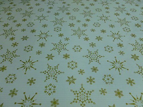 2m x 80cm Or Petits flocons de neige de Noël Ce...