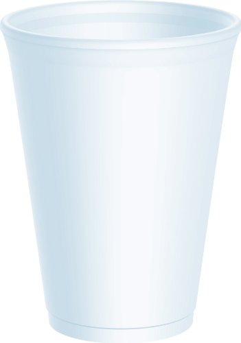 Thali Outlet - Gobelets en Polystyrène Jetables Mousse Résistante 500 x 340ml pour Thé Café Cappucino Boissons Chaudes/Froides - 12LX12 0619219116695 Thali Outlet Leeds