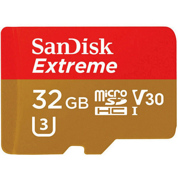Carte micro SD 32 Go pour caméra sport