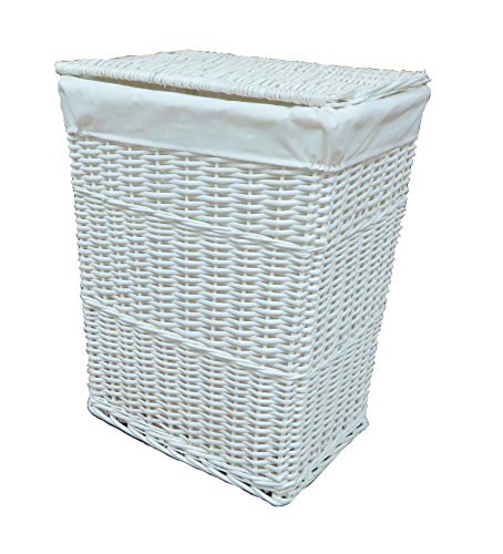 Arpan Medium White White Wicker Washing Cloth B...
