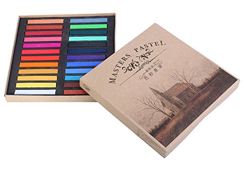 Tm) 24 couleurs pastels de craie fixés pour le ...