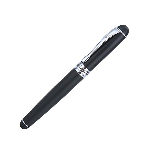 Tm) luxe calligraphie plume stylo ( givré noir )