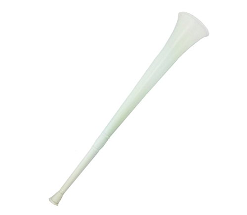 LP CORNE VUVUZELA 48 CM BLANCHE LP00841 BLANC SUPPORTER FOOT FETE code EAN 0627474148412 