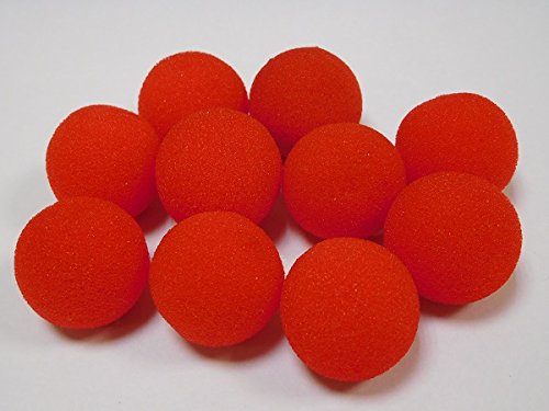 Lot De10 Balle De Magie Mousse Rouge - Magique ...