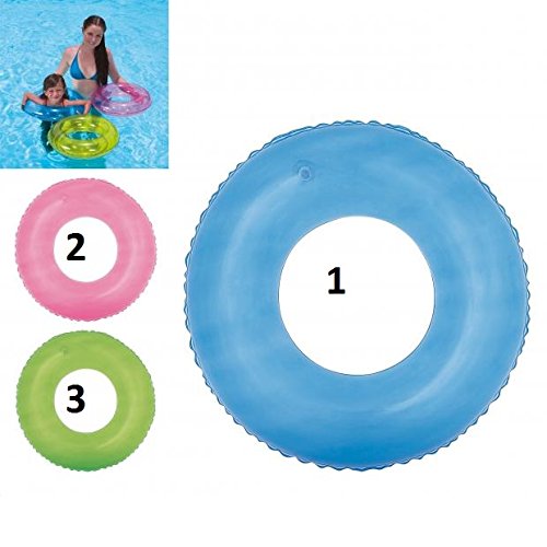 Bouee boue pneumatique Transparent Piscine - 51...