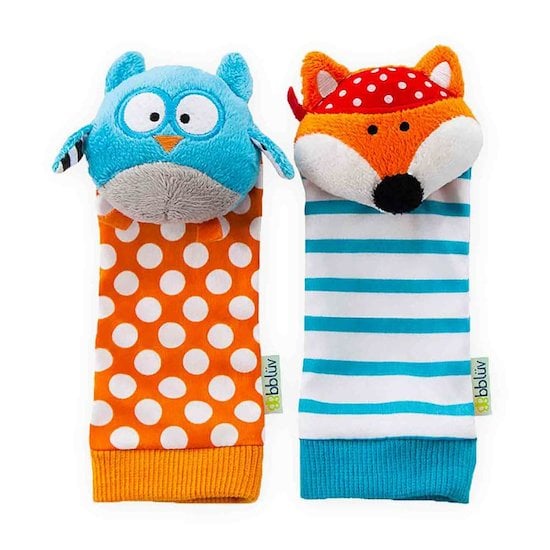  BBlüv Chaussettes d'éveil Hibou et renard Blue and orange  code EAN 0628451387046 