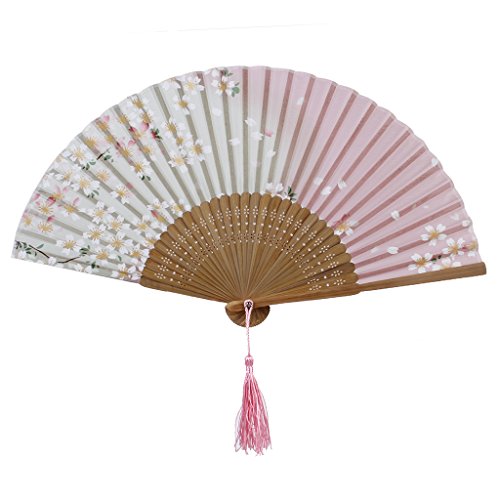 Eventail motif de fleur sakura cadeau de soirée...