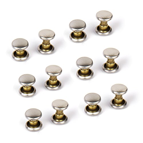 Lot d'environ 50Pcs Rivets Double Têtes en Cuiv...