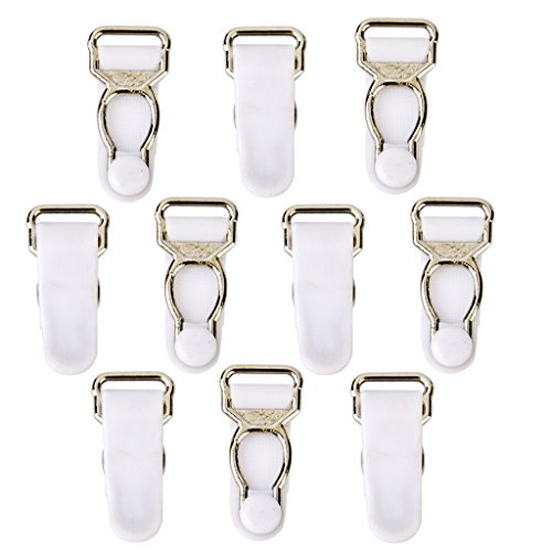 Lot de 10pcs Clip Crochet pour Porte-jarretelle...