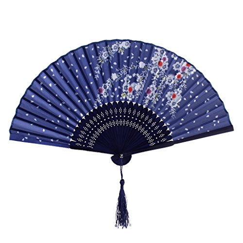 Eventail Style Japonais Motif de Fleurs Cadeau ...