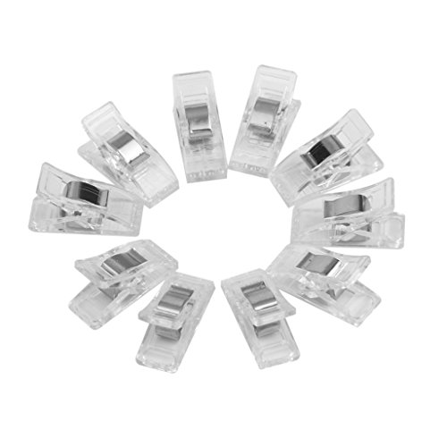 Lot de 50pcs Clips Pinces en Plastique pour Rel...