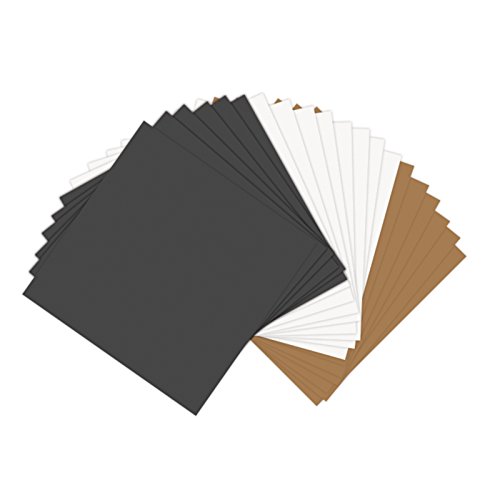 661146 lot de 20 feuilles de papier imitation c...