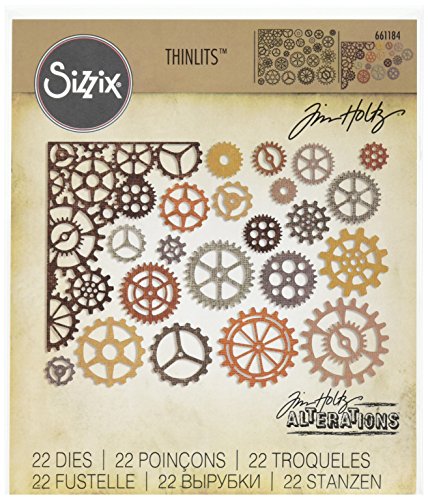 661184 lot de 22 thinlits dies rouages par tim ...