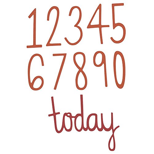 661163 thinlits die set matrice chiffre d'anniv...