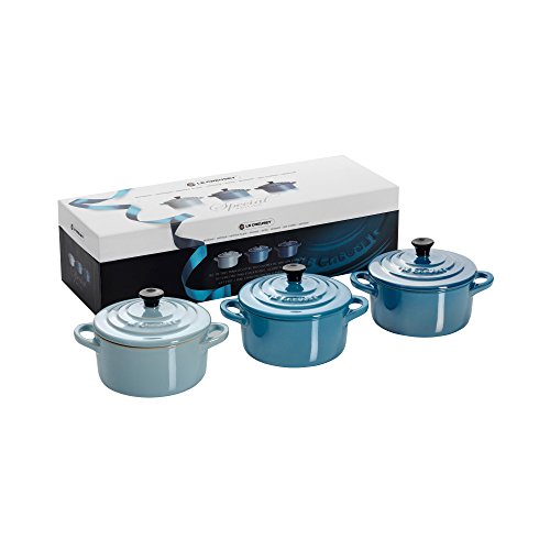 Les céramiques coffret de 3 mini cocottes ronde...