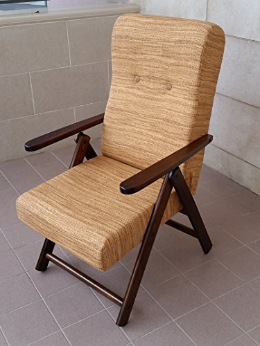 LEGNOLINE Fauteuil MOLISANA différents couleurs Relax 4 positions chaise canapé sofà Coussin rembourré (sable) 0630937346188 (0630937346188)