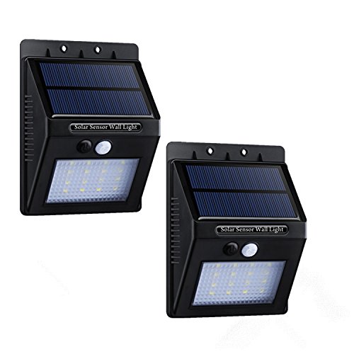 [2* PACK]16 LED Lampe solaire Jardin étanche Ec...