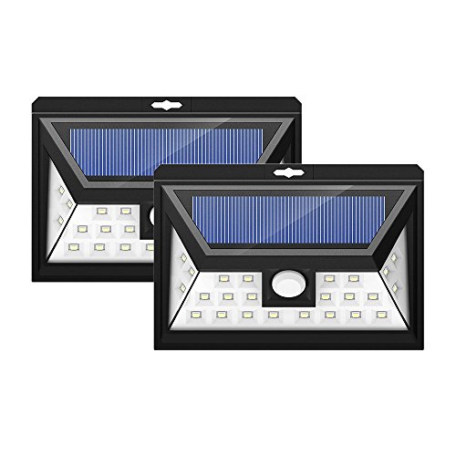 [2 Pack] 24 LED Lampe Solaire Jardin etanche sa...