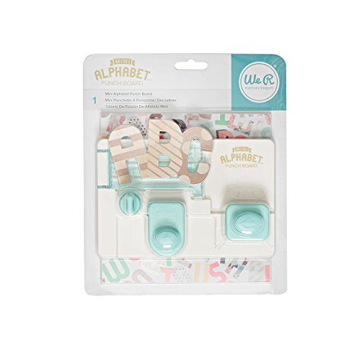 We R Mini Alphabet Punch Board-