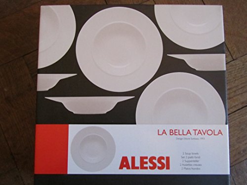 ALESSI-LA BELLA TAVOLA DE 2 ASSIETTES À SOUPE D...