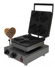 Plaque pour gaufres en forme de cœur