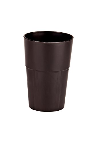 Box verres à cocktail, plastique, noir, 0.5 lit...