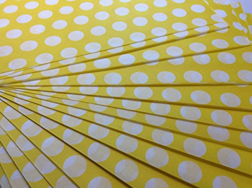 Dotty Rev - Yellow Envers à pois imprimé feuilles papier sulfurisé - 233 X 406 mm - Jaune 0634158666315 (0634158666315)