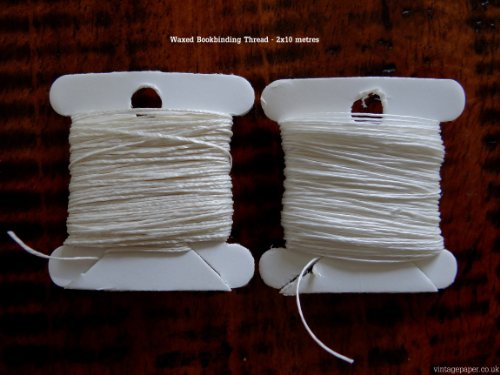 Vintage paper Coats Fil pour reliure livre ciré 20 m, poids moyen 25/3 (£ 3.39 inc. & p p 0634173420701 (0634173420701)