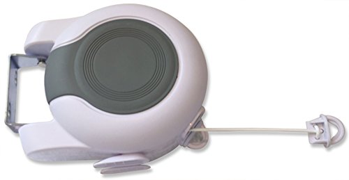 DRYZEM dryzem ligne de lavage, vêtements, Linge Rétractable Line, double line-30 m (98ft) Total peut être utilisé comme une corde à linge rétractable, et séchoir à linge d'intérieur et d'extérieur. code EAN 0634211908673 