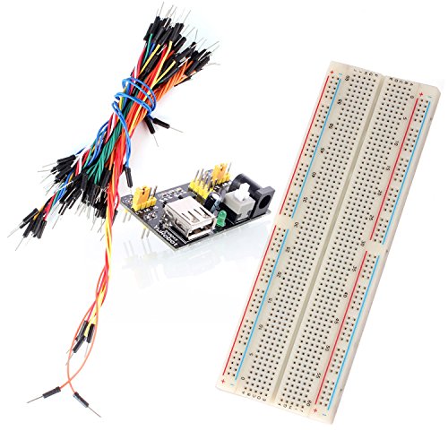 3 en 1 breadboard 830 points plaque platine d'e...