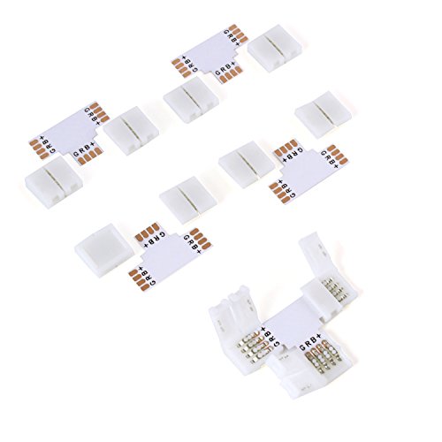 5 pièces en forme de t 4 broches coupleur conne...