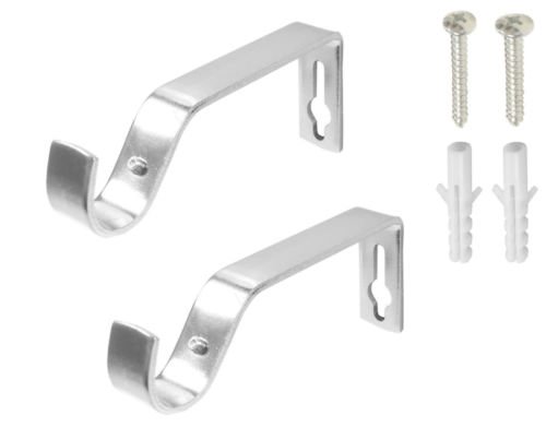 homeelabador® Tringle à rideau de support Suppo...