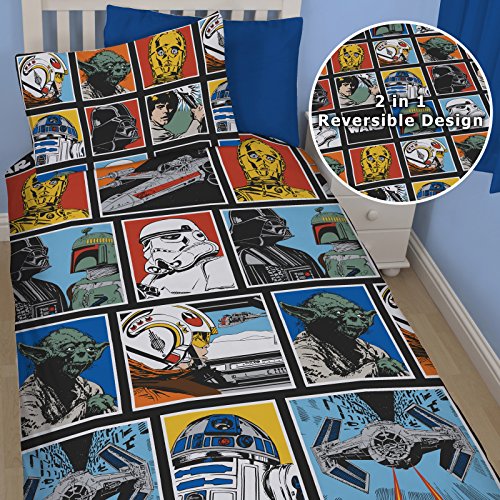 Official Star Wars Force Parure de lit avec hou...