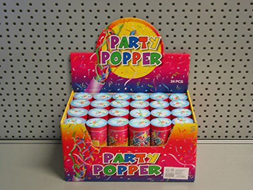 DC Lot de 10 Canons à CONFETTIS et COTILLONS - 11cm - Mariage Anniversaire code EAN 0634563264601 