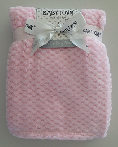 BabyTown BELLE DOUCE COUVERTURE POUR BEBE EN LUXE POLAIRE 75 X 90 CM ROSE 0635131150470 (0635131150470)