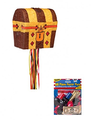 Kit pinata coffre trésor de pirate à tirer
