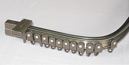 MINI-Rail de Rideaux Cintrable à la Main - Fini...