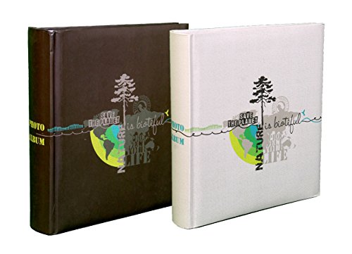 Lot de 2 albums photos Biotiful à pochettes pou...