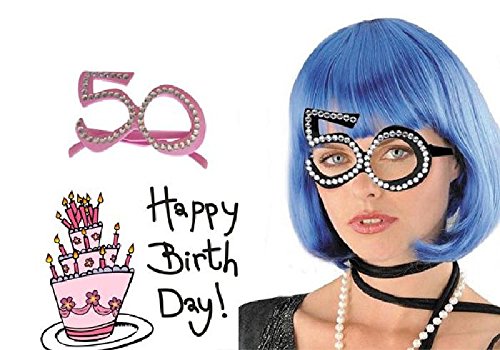 FOREST DISTRIBUTION Forest distribution - Lunettes strass 50 ans roses code EAN 0635346214622 