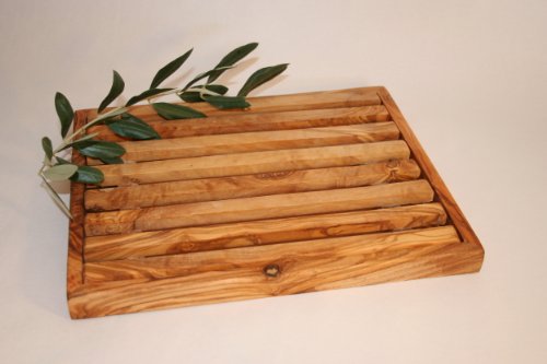 Planche à Pain ramasse miettes en bois d'olivier