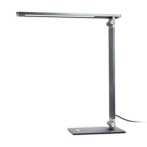 TaoTronics Lampe de Bureau à LED en Métal TaoTronics (Corps 100% Métallique, Touches Sensitives, 4 Modes d'Éclairage, 4 Niveaux de Luminosité, 6000K/5000K/4000K/3000K, Anti-éblouissement, Bras Réglable) code EAN 0635414192555 